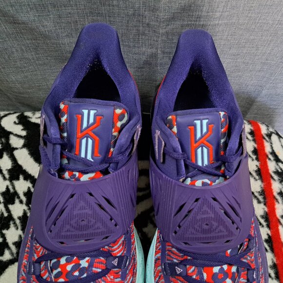 %Size 15 NIKE Kyrie 3 Low Orchid Men CJ1286-500 Glacier Ice Chile Red Sneaker A5 main image 5
